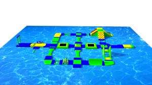 Quality Summer Inflatable Water Obstacles Airtight Park On Lake Ocean wholesale