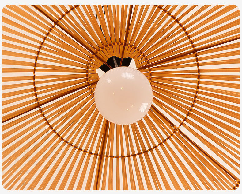 Vintage Chinese Style Pendant Light Bamboo Handmake Wicker Hanglamp(WH-WP-49)