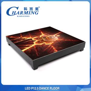Quality AC180-240V Disco Dance Floor , Pixel Pith P12MM Light Up Dance Floor Tiles wholesale