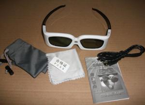 Quality Active Shutter 3D Glasses With DLP Link / 3D Ready DLP Projector Glasses wholesale