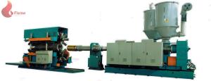 Double Wall corrugated pipe extrusion line Single / Twin Screw Extruder HDPE/PVC/PP
