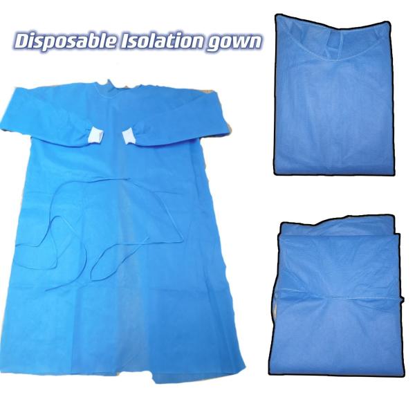VASTPROTECT-501 Non-Sterile Isolation Gown Waterproof Soft Breathable AAMI
