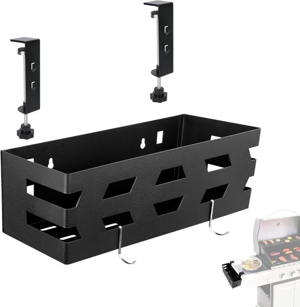 2-3Kg Finish Removable Grill Caddy BBQ Accessories Space Saving Storage Box