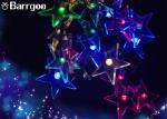 Star 20 LED Solar Powered Outdoor Holiday Lights , Solar Powered Icicle String
