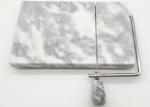 Anti Slip Round Feet 20x13cm 5" Marble Cheese Slicer