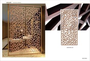 Quality China Laser Cut Stainless Steel Metal Partition Folding Screen Factory Cheaper Price wholesale