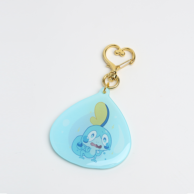 Customize a variety of different flash clear epoxy resin acrylic keychains