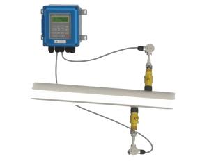 Quality SD Memory Wall Mount Ultrasonic Flow Meter , DN50 - 700 Sewer Flow Meter wholesale