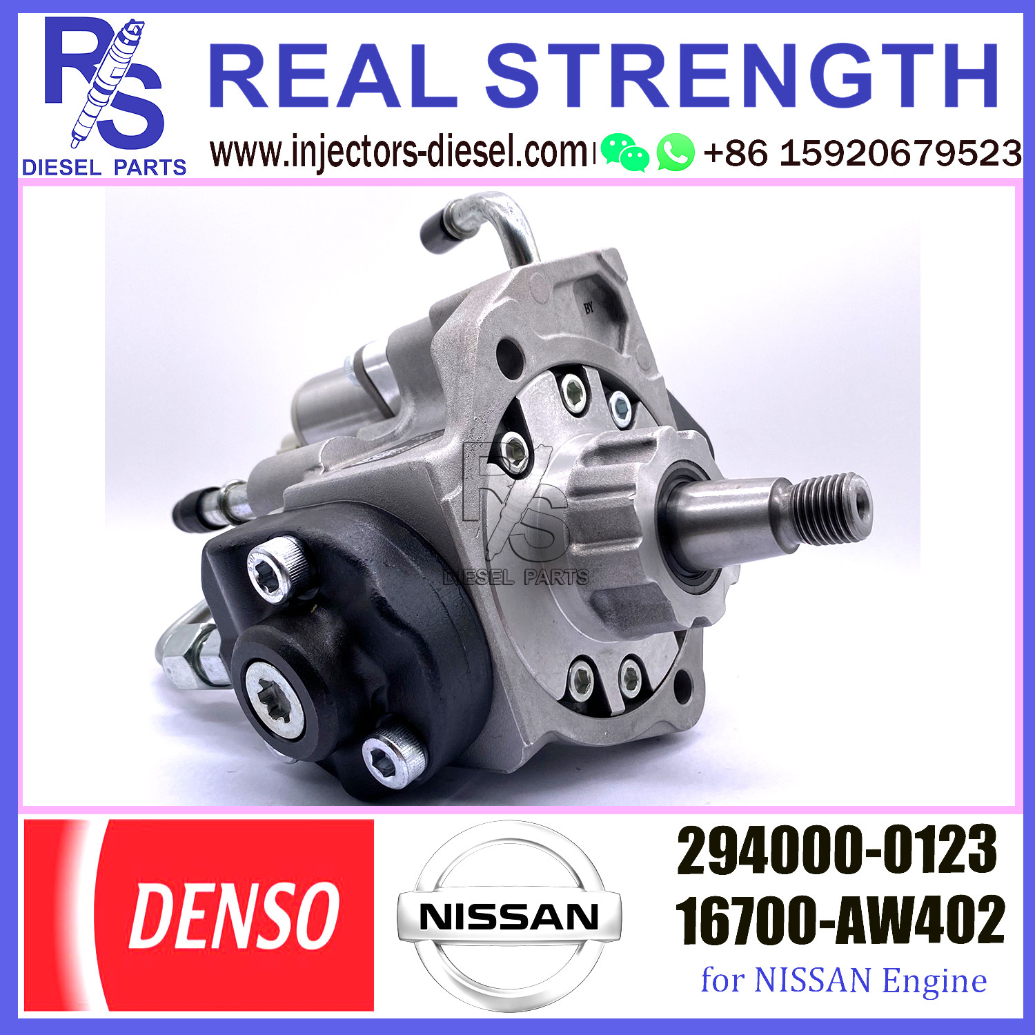 294000-0123 DENSO Diesel Engine Fuel HP3 pump Assy 294000-0123 16700AW402 16700AW403 294000-0122