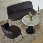 Indoor Upholstered Accent Chair / Green MERWYN Nordic Lounge Chair