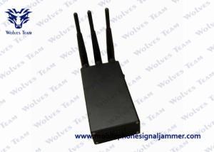 Quality Cell Phone Handheld Signal Jammer 4W Movability Power CDMA GSM DCS 3G wholesale