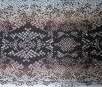 Snakeskin Digital Printed Fabric for dress andladies garment