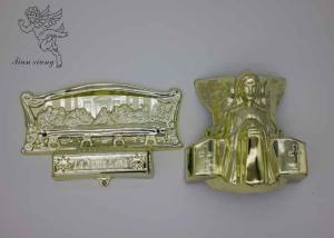 Quality Silver Polished Plating Casket Hardware Unique Design Coffin Ornaments wholesale