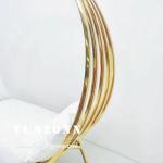 Classic Wedding Couple Sofa Set Round Wedding Throne Birdcage Chair