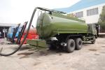10 Wheels 10000L Septic Tank Vacuum Sewage Suction Truck For Heavy Duty Waste