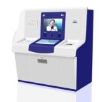 Multifunctional Banking VTM Virtual Teller Machine With Phone For Communication