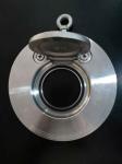 Stainless Carbon Steel cf8 cf8m wcb EPDM NBR Viton Lined Single leaf thin disc