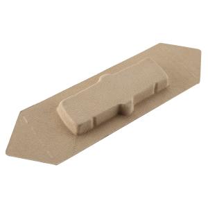 Quality Biodegradable Paper Recyclable Bamboo Pulp Tray Triangle Toy Lower wholesale