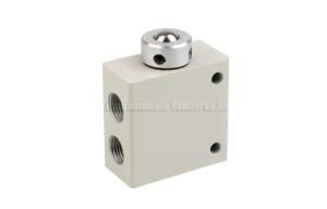Quality Miniature 3-Way steel ball actuated mechanical Control Valve wholesale