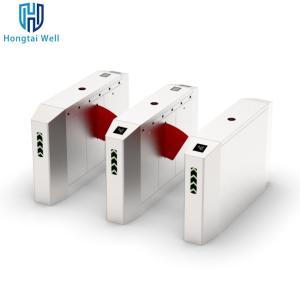 Quality Anti Pinch Retractable Flap Barrier Turnstile AC220V Wide Passage wholesale
