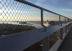 Quality X Tend Security Colored Stainless Steel Rope Mesh Aisi 316 For Balustrade Infill wholesale