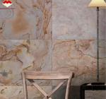 Hotel Interior Graphic Design Natural Flexible Stone Veneer Panel Wall Cladding