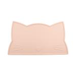 Cat Face Kids Silicone Placemat , Silicone Dining Table Mat Heat Resistant