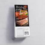 Fast Food Ordering Kiosk 21.5 Inch Screen Scan QR Code and Credit Card Payment
