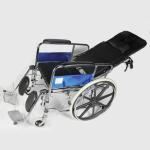 Multi - Function Aluminum Manual Wheelchair Height Adjustable 608GCBU