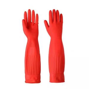 Quality Isolation Dirty Extra Long Cleaning Gloves 38CM Extra Long Washing Up Gloves wholesale