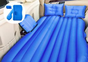 Quality Blue Inflatable Air Bed Pregnancy Mattress , Inflatable Car Bed For Back Seat wholesale