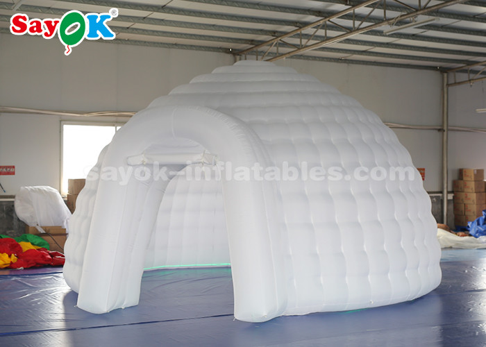 5 Meter Inflatable Igloo Dome Tent With Air Blower / Remote Controller