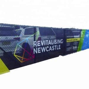 Quality Vinyl Mesh Banner Printing Portable Large Vibrant Signage Weatherproof wholesale