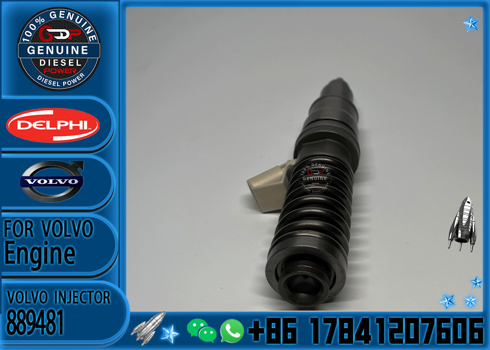 3803637 03829087 85003111 889481 BEBE4C07001 Common Rail Diesel Fuel Pump Injector For Volvo Penta D16 Engine