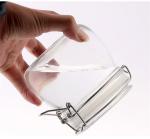 Sealed cans Glass jar glass sealed cans in stainlesss steel clip