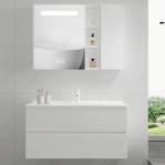 Wall Mounted Solid Wood Bathroom Vanity Countertop With Sink