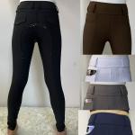 5 Colors Black Polyester Riding Breeches Silicone Ladies Horse Leggings
