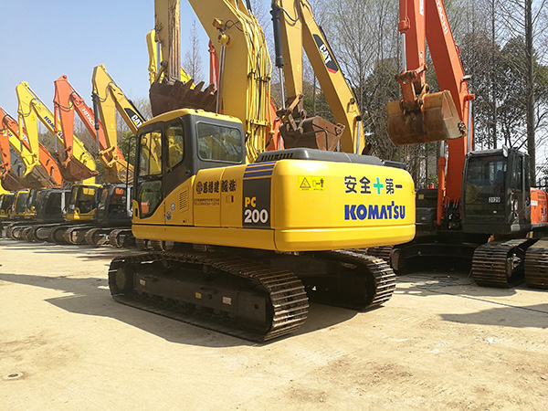 Bucket 0.9CBM Komatsu Used Excavator PC 200 Thumb Heavy Duty Equipment for Heavy Work