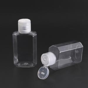 Quality Detachable Plastic Cap 60ML PET Transparent Disinfectant Bottle wholesale