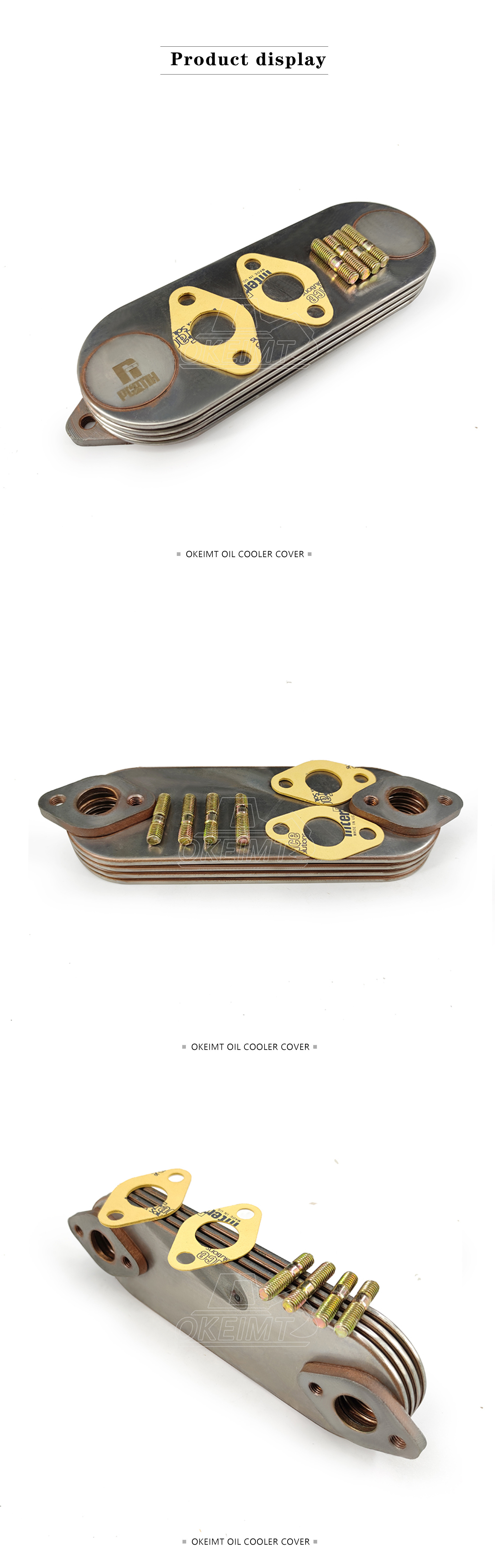 Engine Oil Cooler 4M40-4P or Oil Cooler For Mitsubishi Excavator 15710-66020