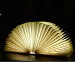 PU Cover 360 Degree Adjustable Rechargable Book Shape Light For Gift