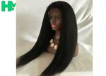 Texture Long Hair Wigs For Black Women , Heat Resistant Synthetic Lace Front