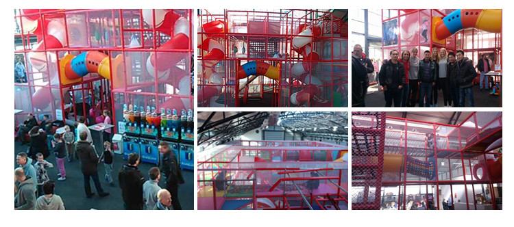 Attractive Kids Ball Pool Climbing Ropes Nets Obstacle Children Indoor Playground