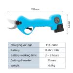 New 25mm 16.8V Battery Powered Garden Pruning Electric Pruner For Garden With