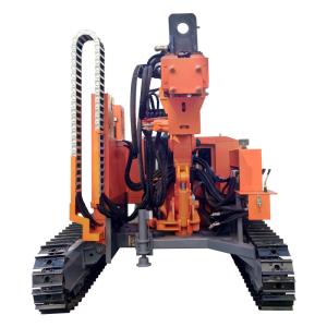 Quality 115HP Diesel Engine Solar Hydraulic Pile Driver 100mm - 400mm Drilling Dia wholesale