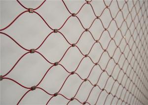 Quality 1.6mm Sus304 Stainless Steel Cable Mesh 100x100mm High Tensile wholesale