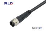 Industrial 6 Pin IP68 Connectors Waterproof Screw Locking High Performance