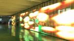 Semi Outdoor 1000x500mm Transparent Video Glass Screen 1000-5000nits