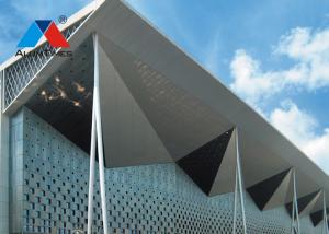 Quality Double Curved Aluminium Perforated Panel For School Metal Wall Cladding ODM wholesale