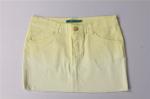 98% Cotton 2% Spandex Women's Skirts Clothing Gradient Color